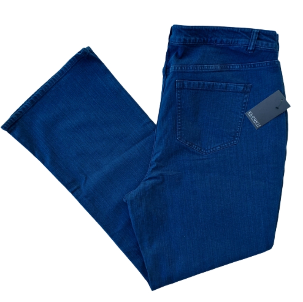 Eloquii NEW Straight Denim Jeans Size 20 Plus Size NEW NWT